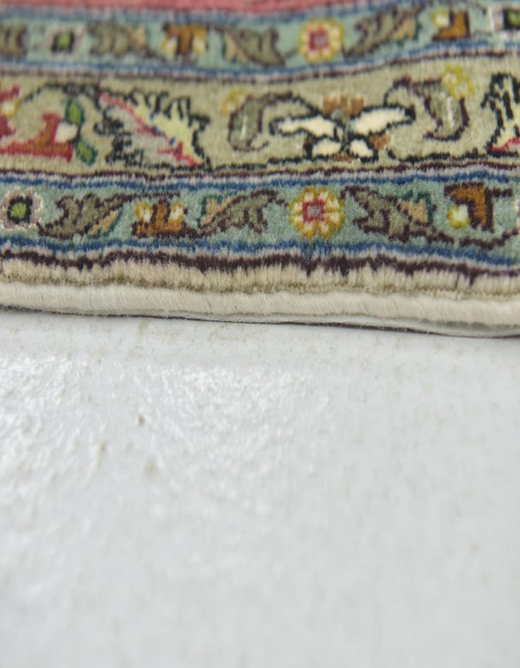 Detail image of  8' 2 x 11' 7  Hand Knotted Tabriz Persian Rug