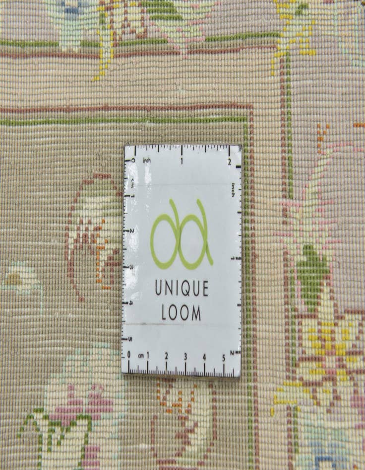 Detail image of  8' 2 x 11' 4  Hand Knotted Tabriz Persian Rug