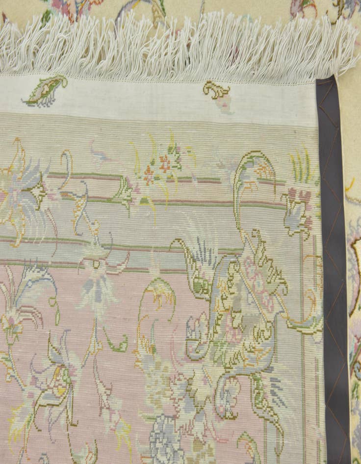 Detail image of  8' 2 x 11' 4  Hand Knotted Tabriz Persian Rug