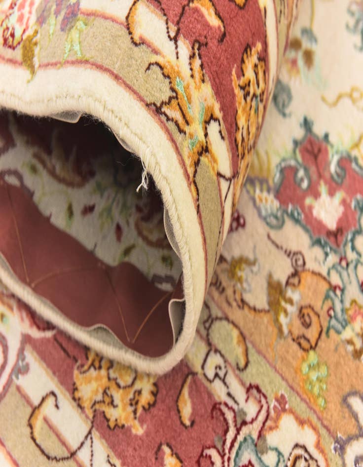 Detail image of  3' 3 x 5' 1  Hand Knotted Tabriz Persian Rug