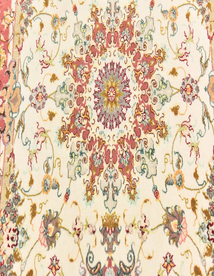 Detail image of  3' 3 x 5' 1  Hand Knotted Tabriz Persian Rug