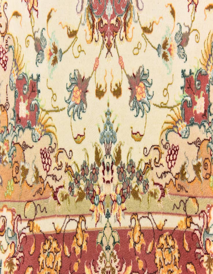 Detail image of  3' 3 x 5' 1  Hand Knotted Tabriz Persian Rug