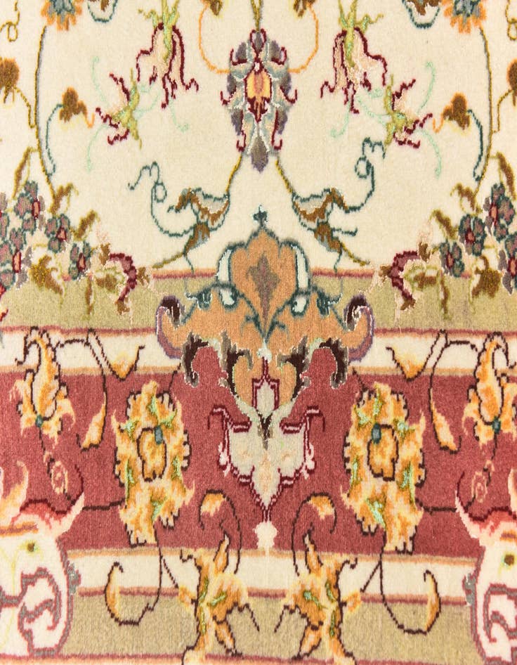 Detail image of  3' 3 x 5' 1  Hand Knotted Tabriz Persian Rug