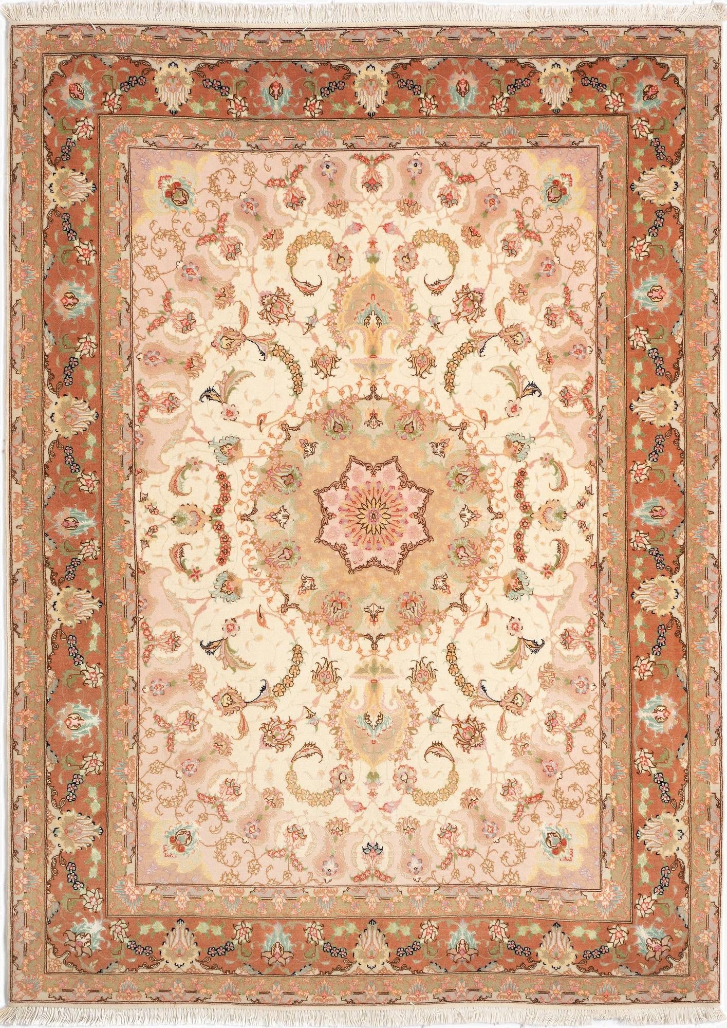  4' 11 x 7' 1 Tabriz Rug