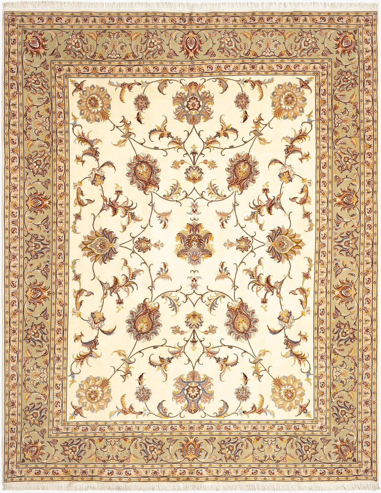  6' 9 x 8' 6 Tabriz Rug