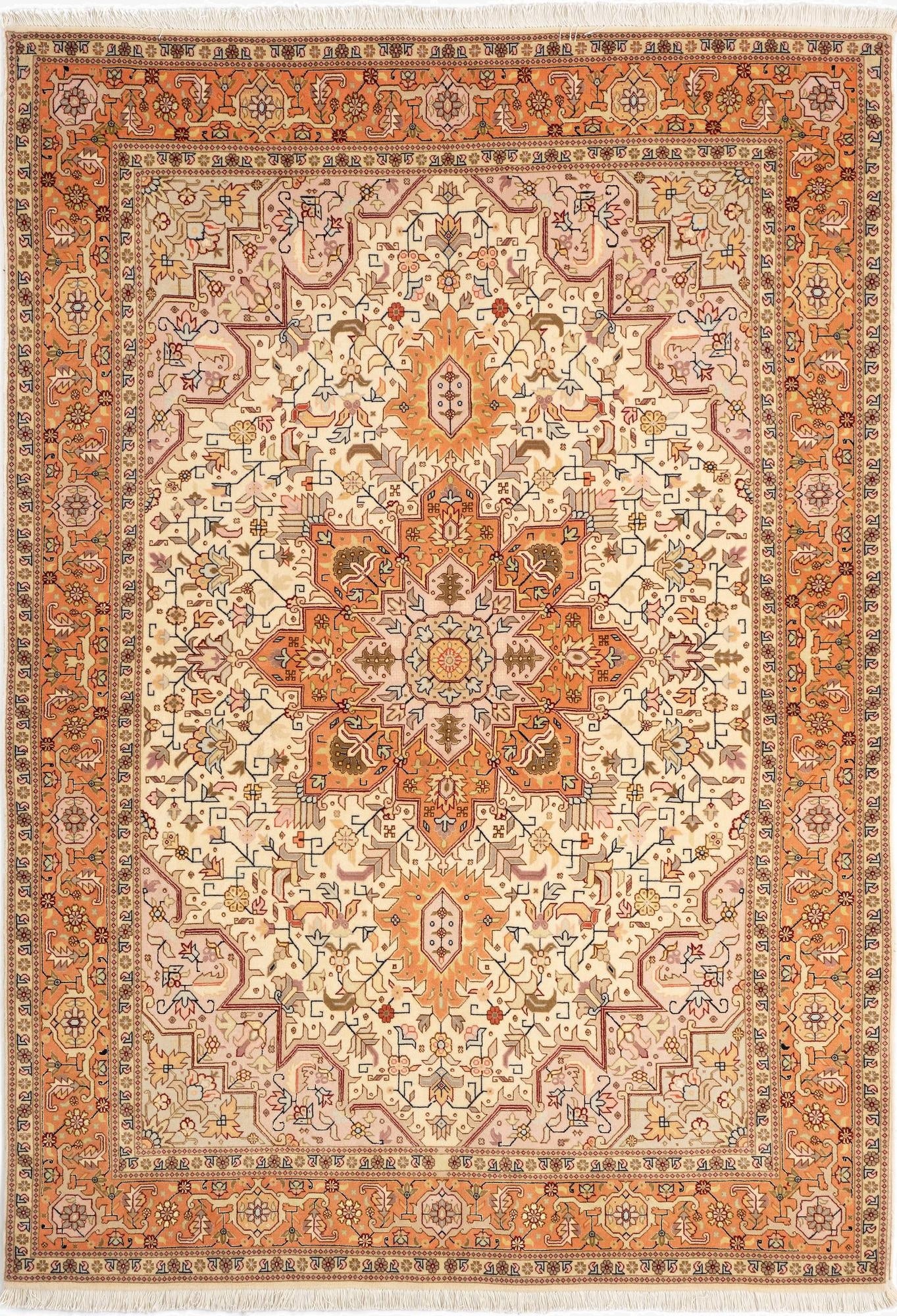  4' 10 x 7' 1 Tabriz Rug