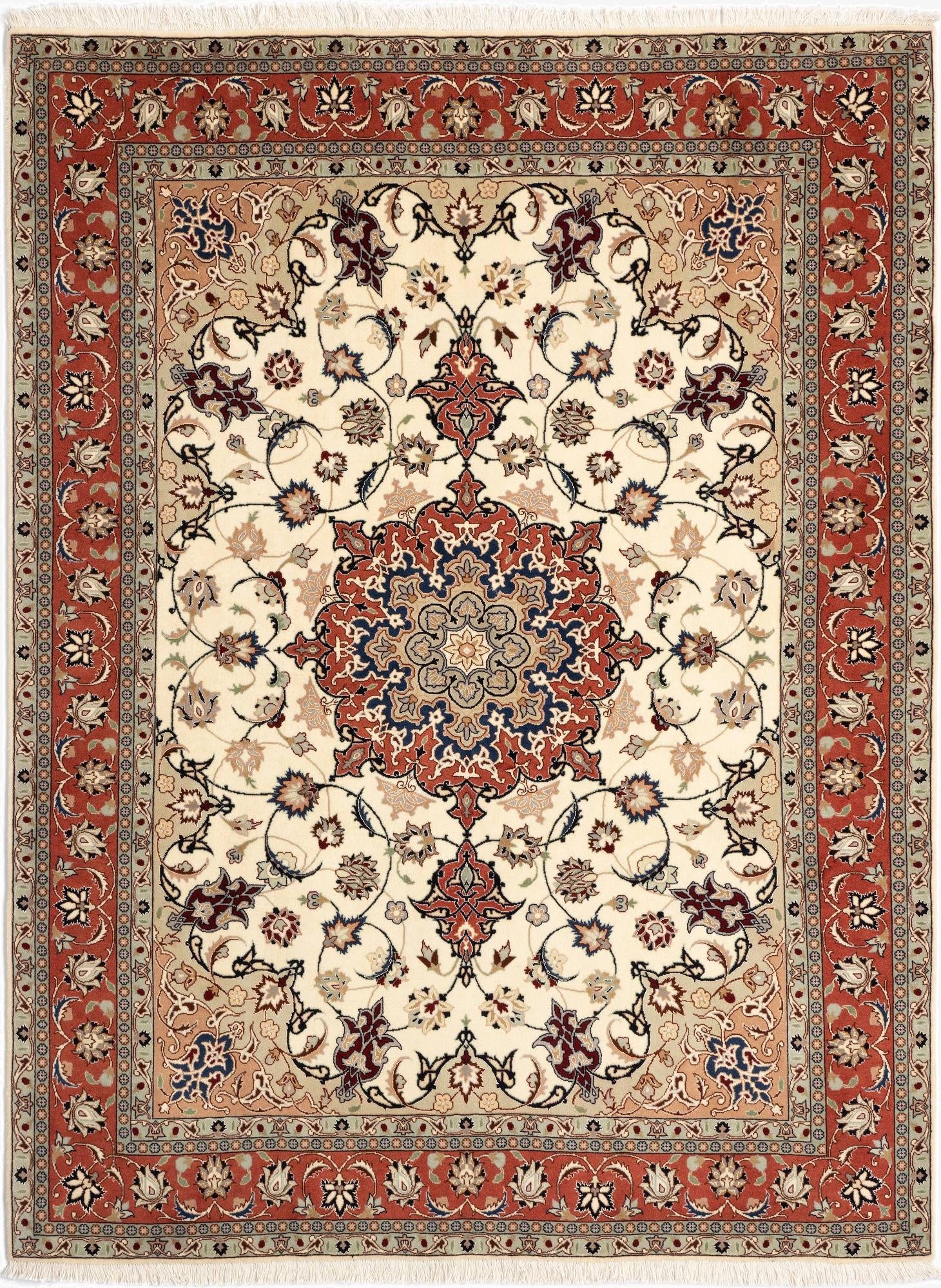  5' 1 x 6' 8 Tabriz Rug