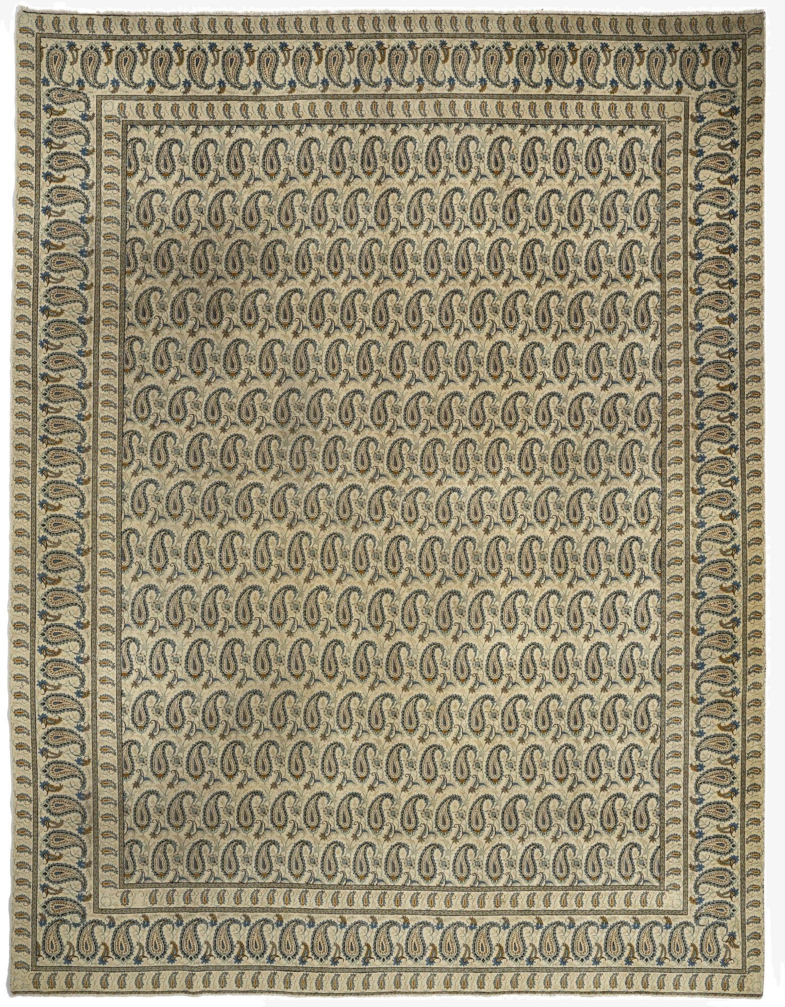  10' 4 x 13' 5 Tabriz Wool Rug