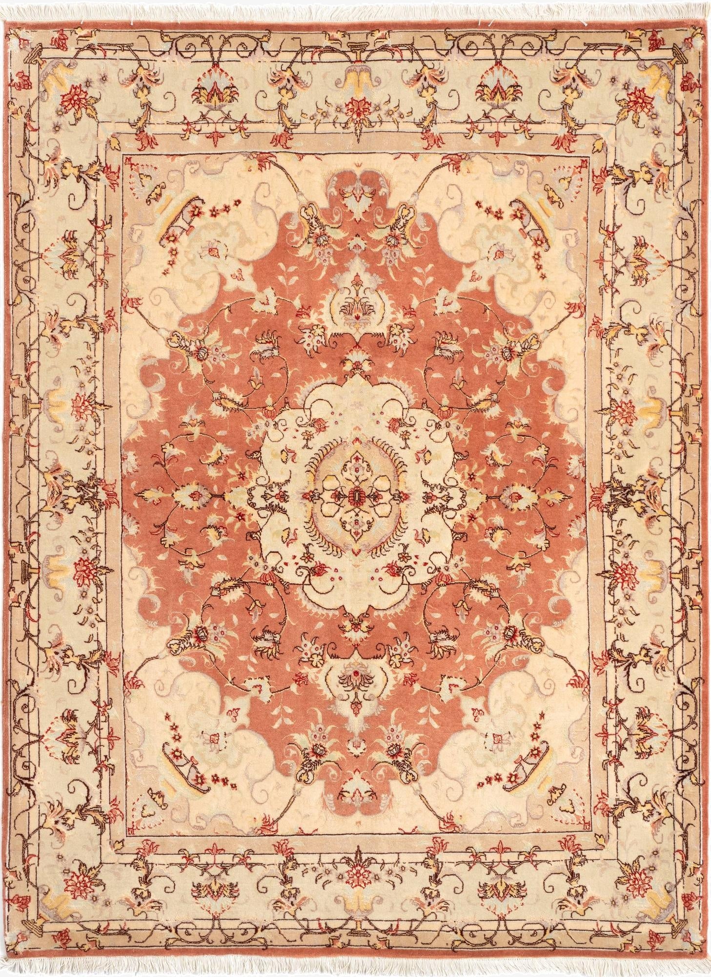 5' 1 x 6' 9 Tabriz Rug