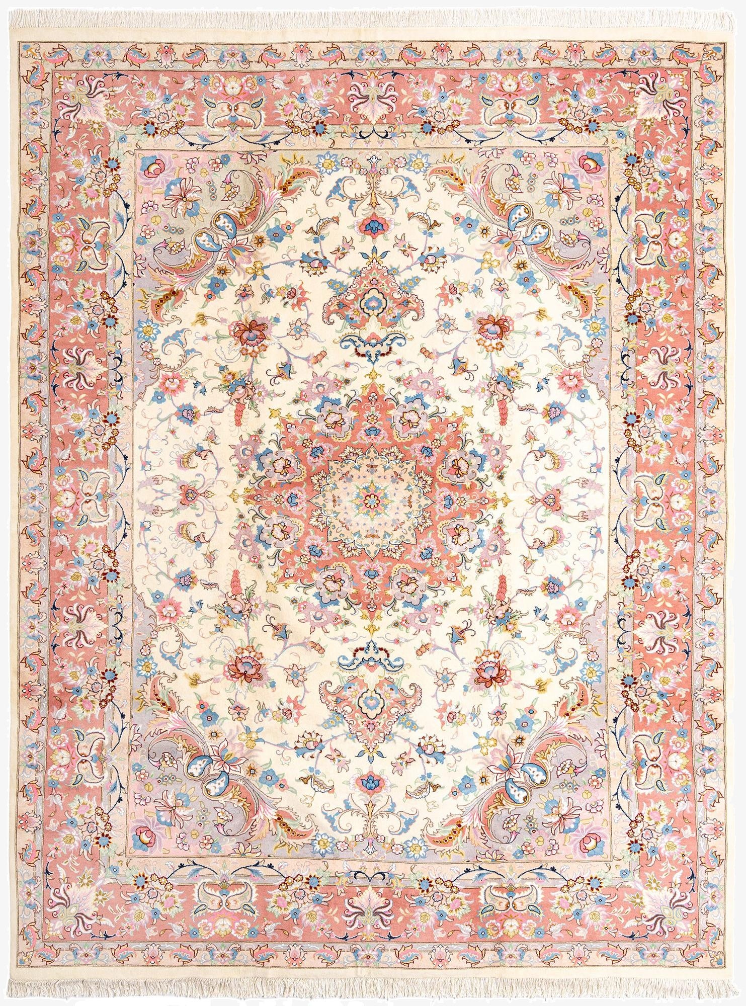  9' 8 x 13' Tabriz Rug
