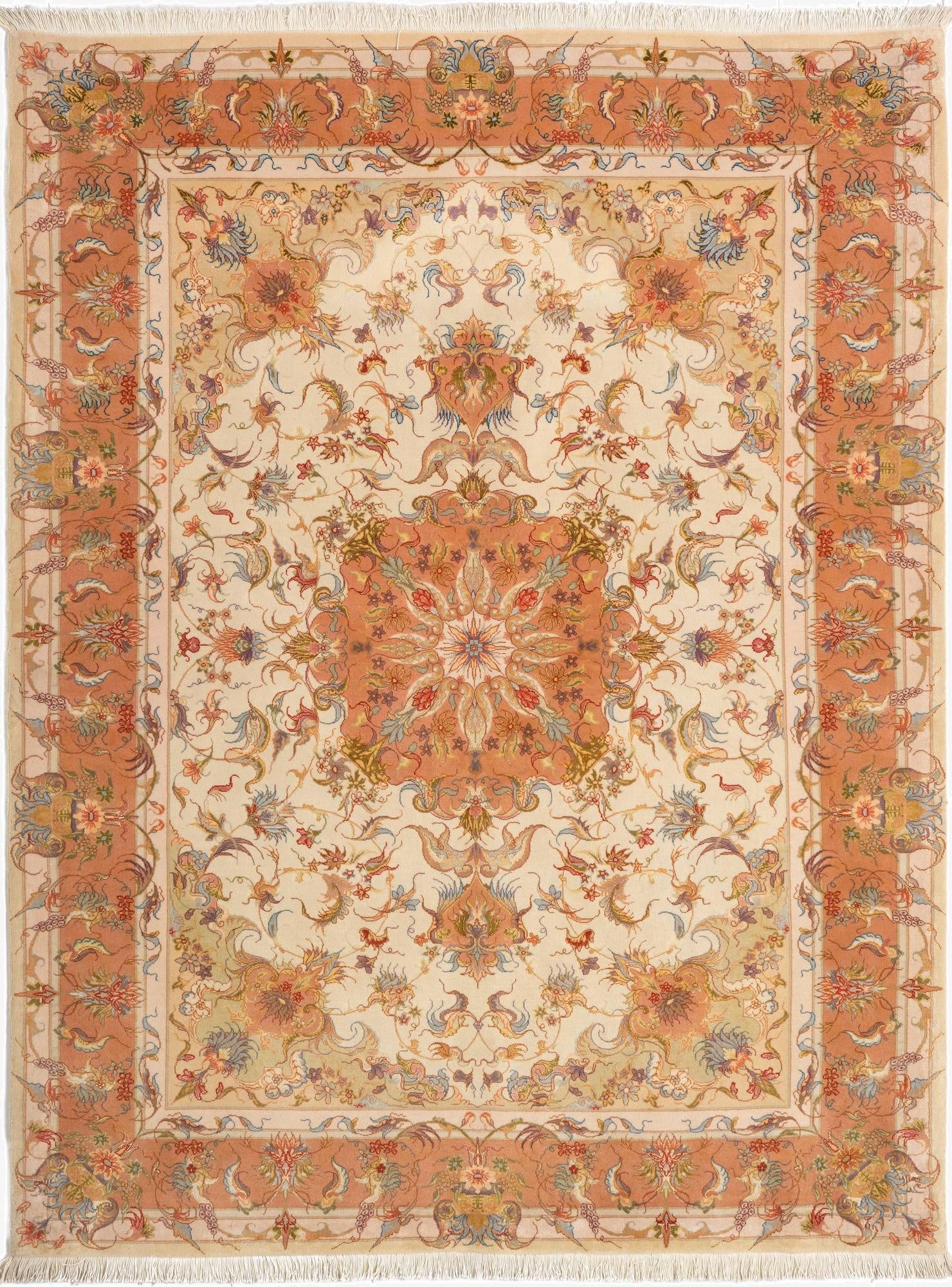  5' 1 x 6' 9 Tabriz Rug