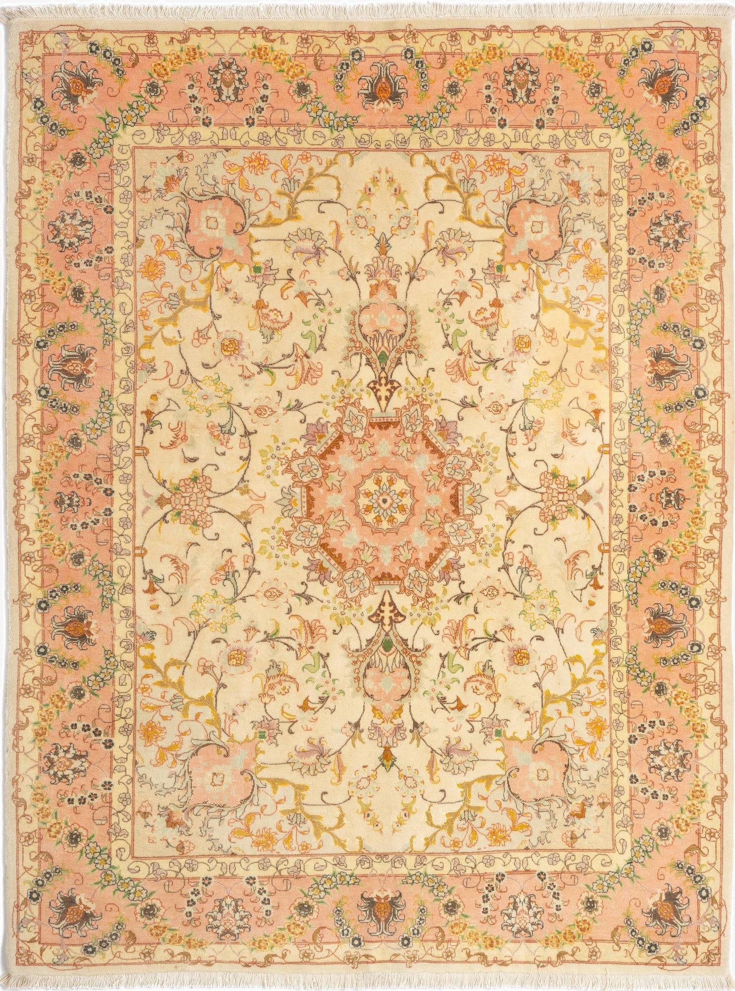  5' 1 x 6' 8 Tabriz Rug