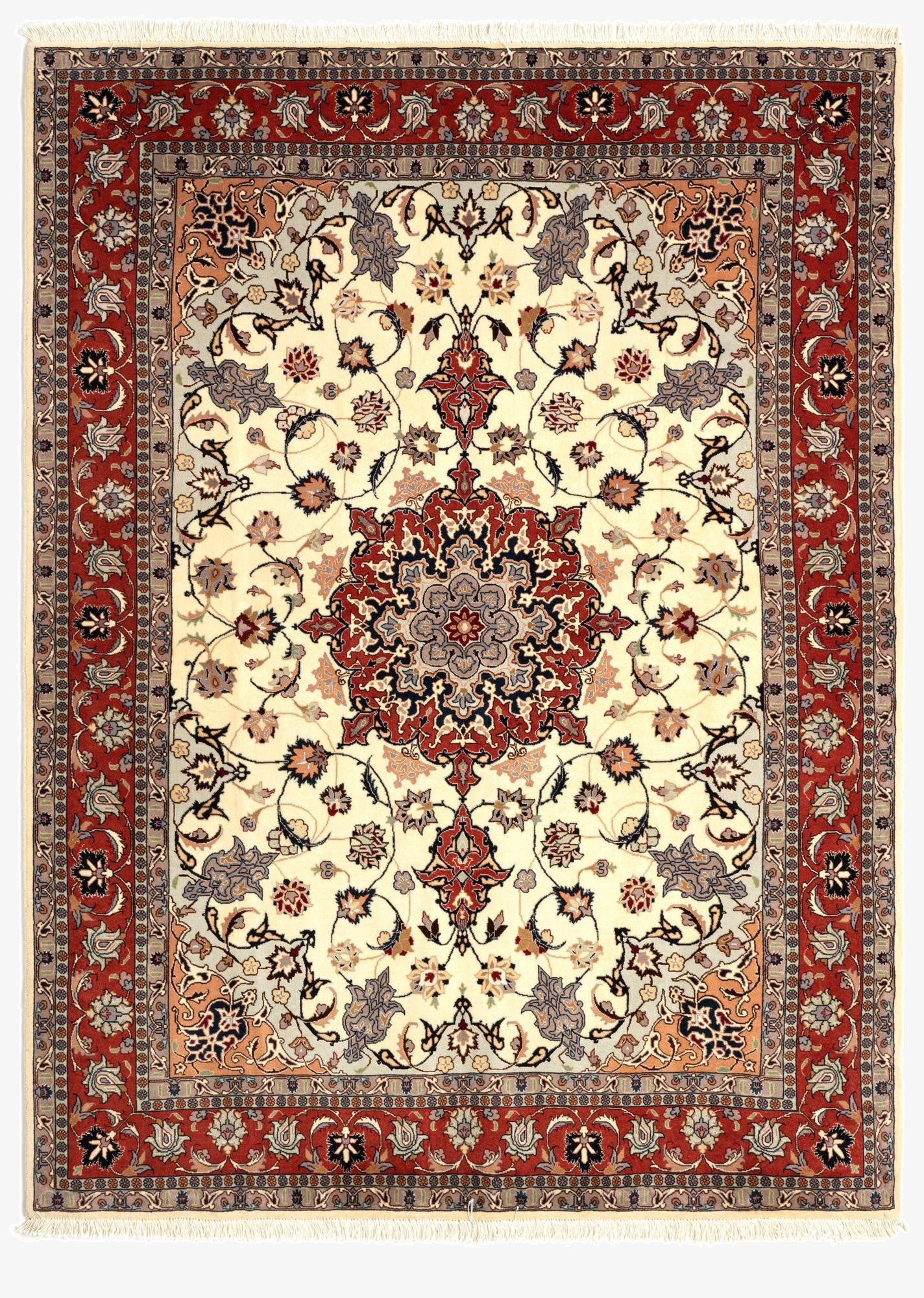  5' 1 x 6' 10 Tabriz Rug