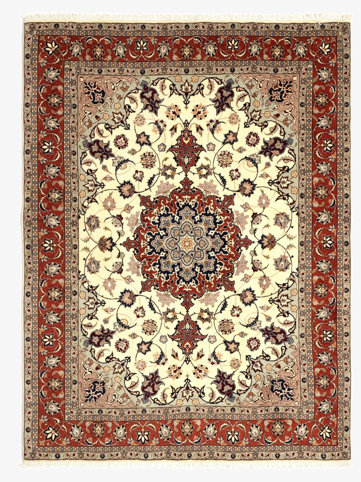  5' 1 x 6' 9 Tabriz Rug
