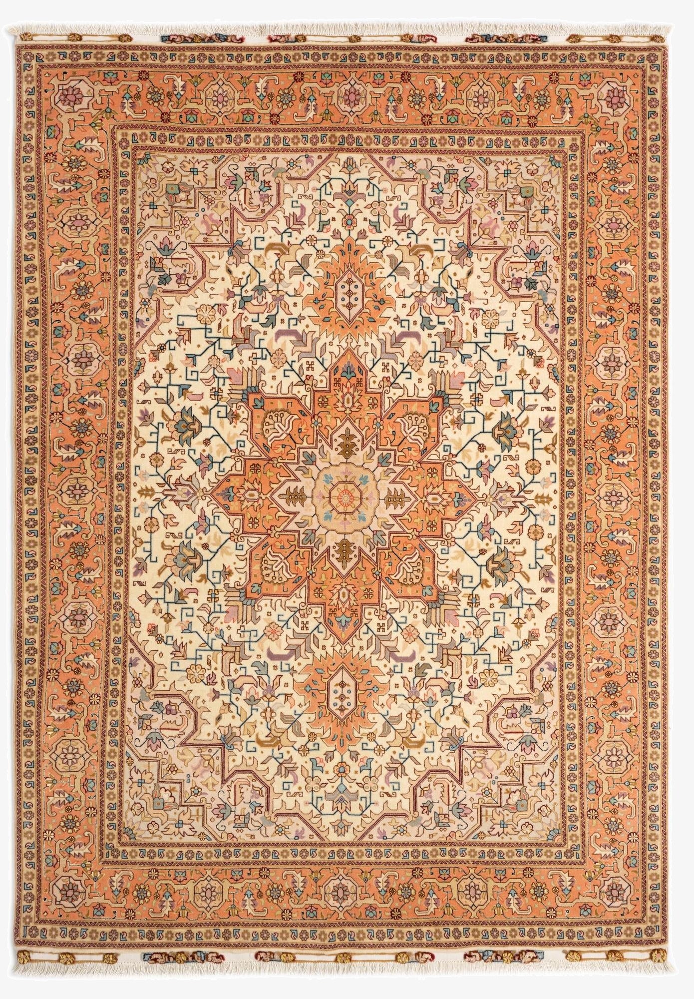  4' 11 x 7' 1 Tabriz Rug