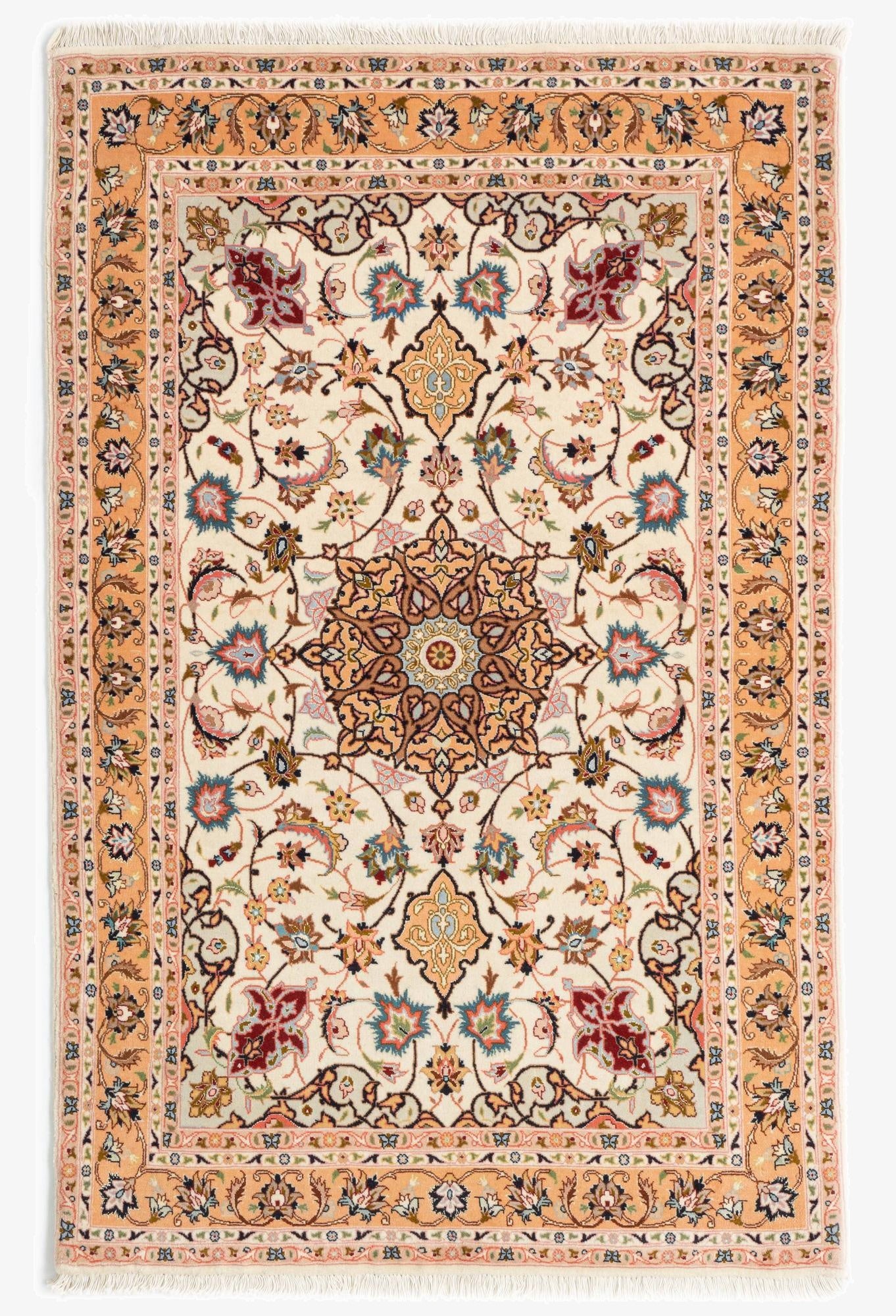 3' 5 x 5' Tabriz Rug