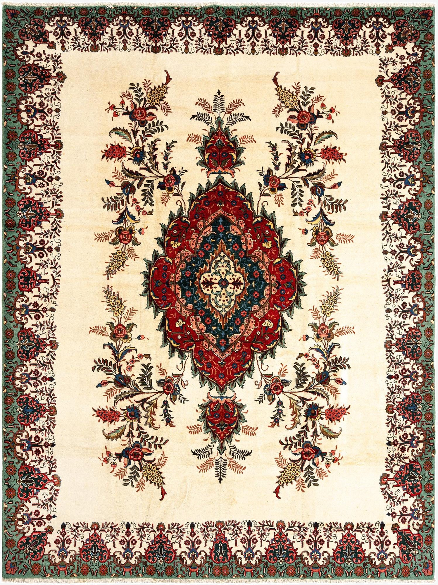  9' 9 x 12' 11 Tabriz Wool Rug