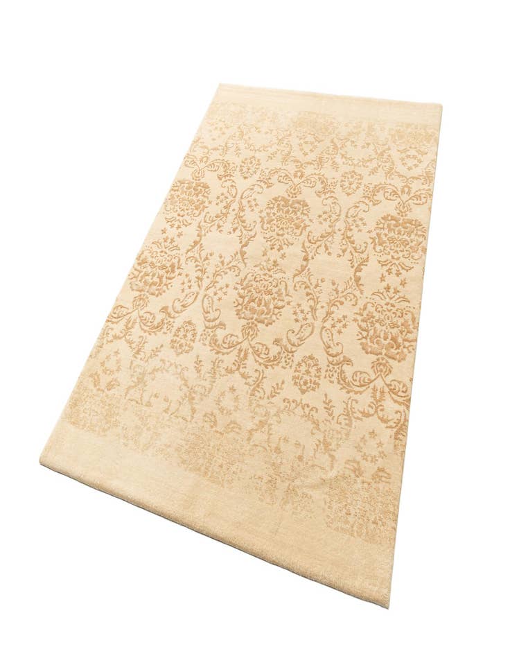 Detail image of  4' 10 x 6' 8  Hand Knotted Tibet Oriental Wool Rug