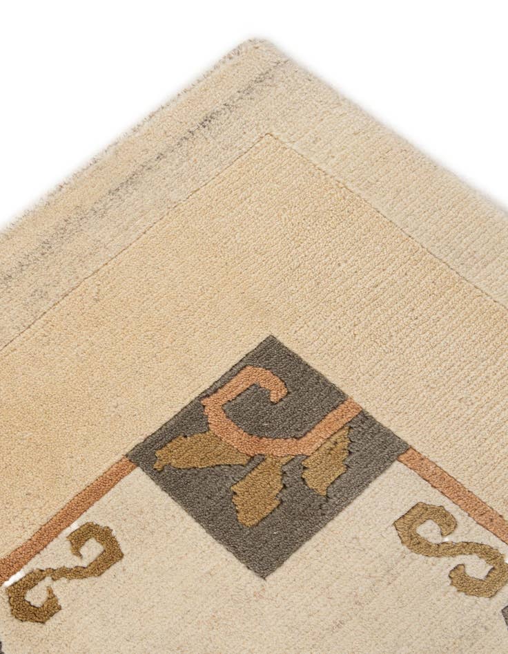 Detail image of  6' 7 x 8' 2  Hand Knotted Tibet Wool Rug