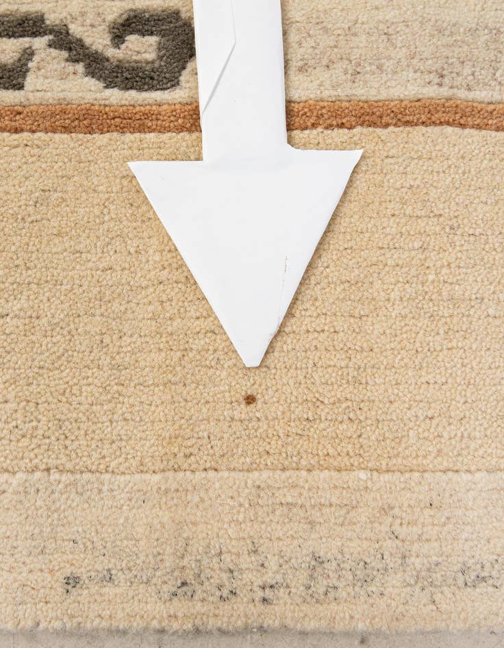 Detail image of  6' 7 x 8' 2  Hand Knotted Tibet Wool Rug