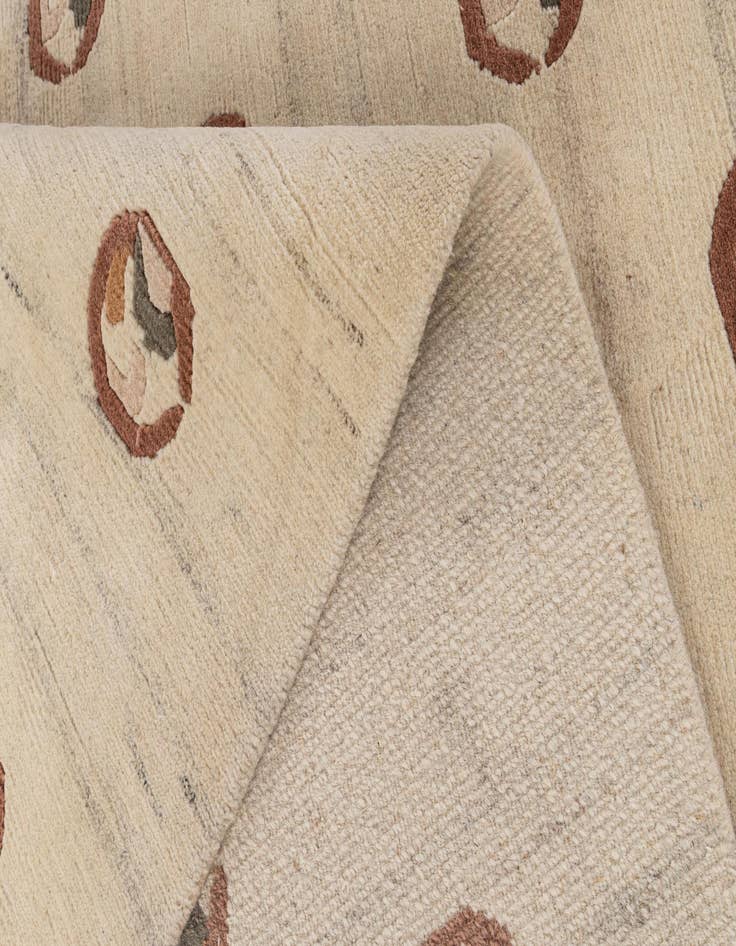 Detail image of  6' 8 x 8' 1  Hand Knotted Tibet Wool Rug