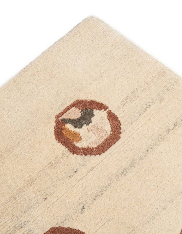 Detail image of  6' 8 x 8' 1  Hand Knotted Tibet Wool Rug