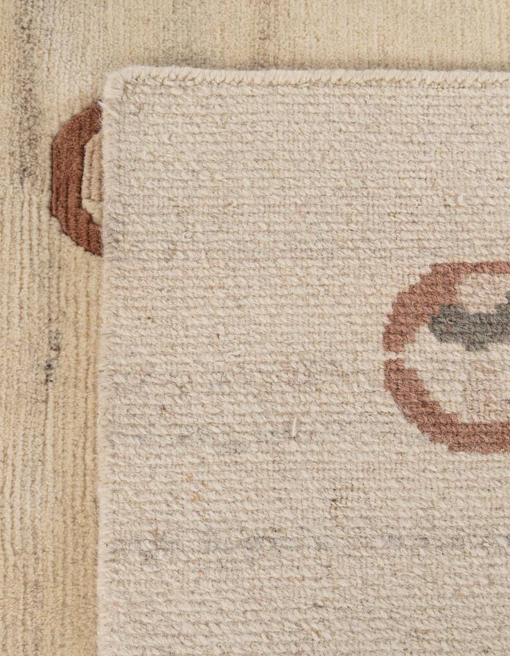 Detail image of  6' 8 x 8' 1  Hand Knotted Tibet Wool Rug