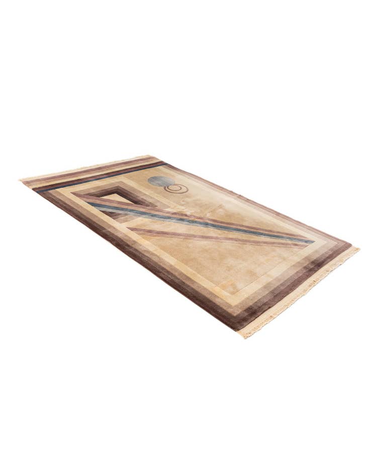 Detail image of  5' x 8' 2  Hand Knotted Tibet Wool Rug