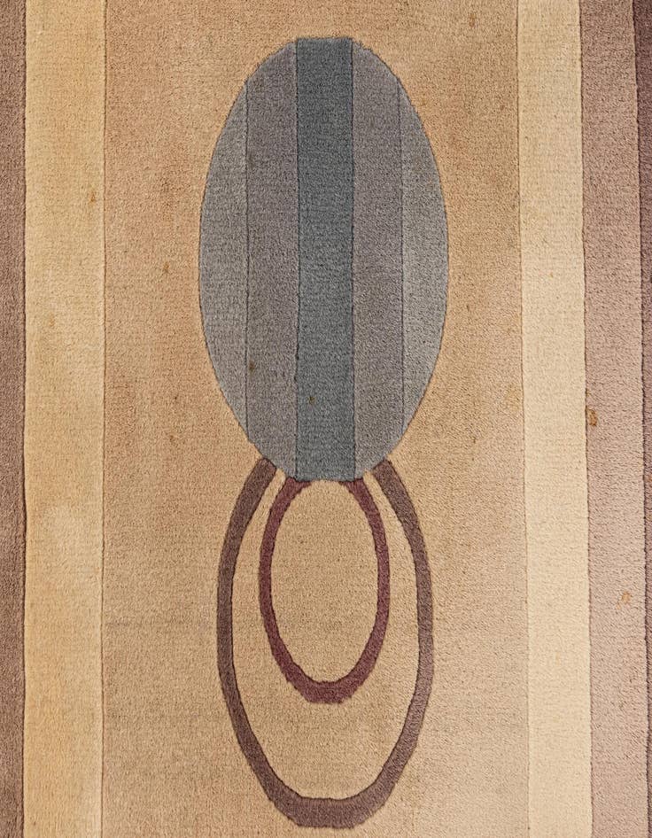 Detail image of  5' x 8' 2  Hand Knotted Tibet Wool Rug