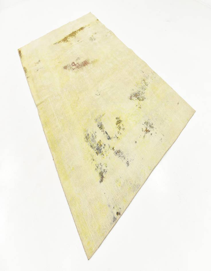 Detail image of  5' 9 x 9'  Hand Knotted Ultra Vintage Persian Wool Rug