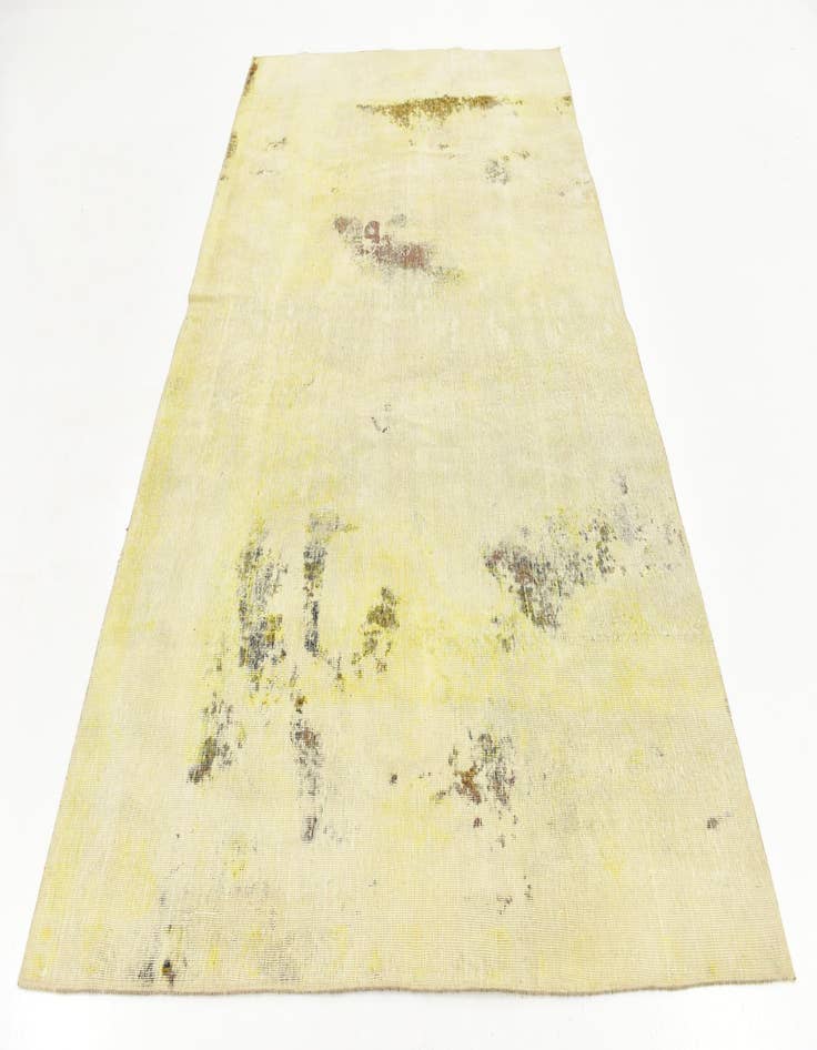 Detail image of  5' 9 x 9'  Hand Knotted Ultra Vintage Persian Wool Rug