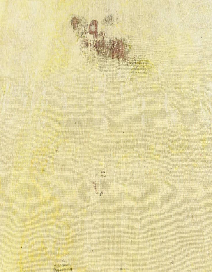 Detail image of  5' 9 x 9'  Hand Knotted Ultra Vintage Persian Wool Rug