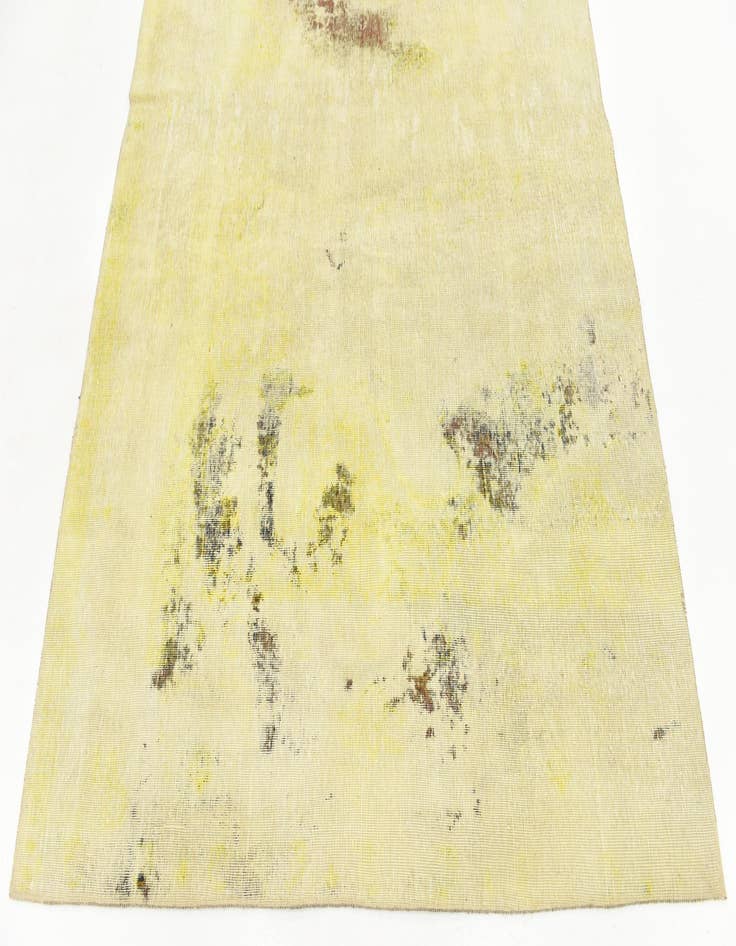 Detail image of  5' 9 x 9'  Hand Knotted Ultra Vintage Persian Wool Rug