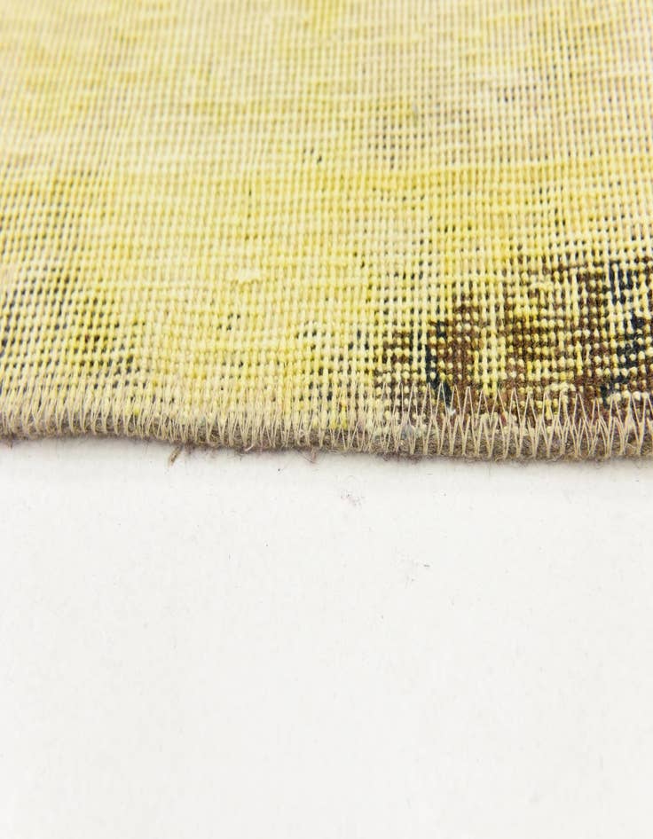 Detail image of  5' 9 x 9'  Hand Knotted Ultra Vintage Persian Wool Rug