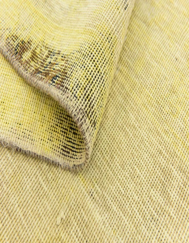 Detail image of  5' 9 x 9'  Hand Knotted Ultra Vintage Persian Wool Rug