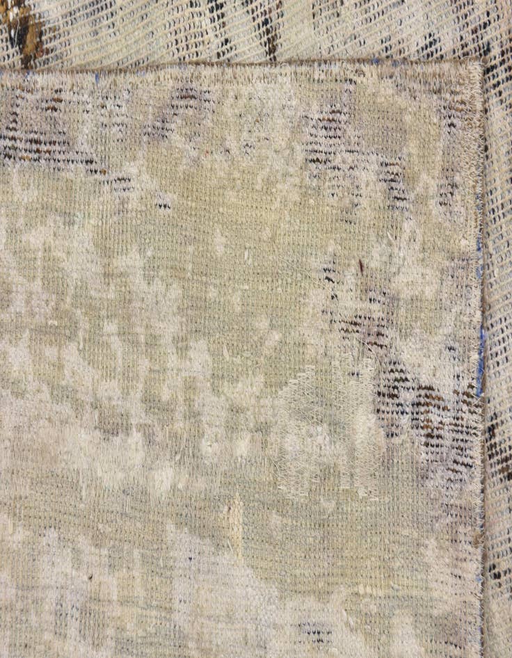 Detail image of  6' 6 x 9' 2  Hand Knotted Ultra Vintage Persian Wool Rug