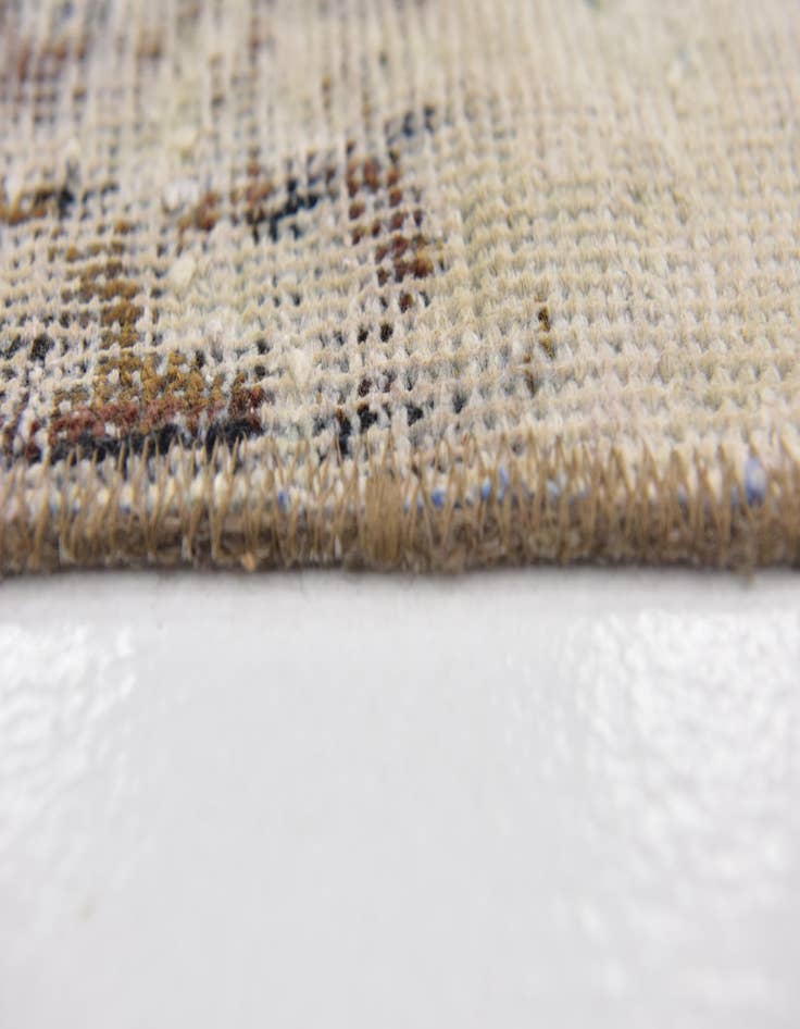 Detail image of  6' 6 x 9' 2  Hand Knotted Ultra Vintage Persian Wool Rug