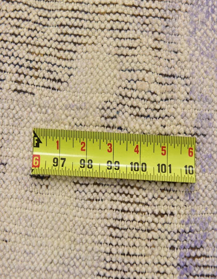 Detail image of  6' 4 x 9' 6  Hand Knotted Ultra Vintage Persian Wool Rug