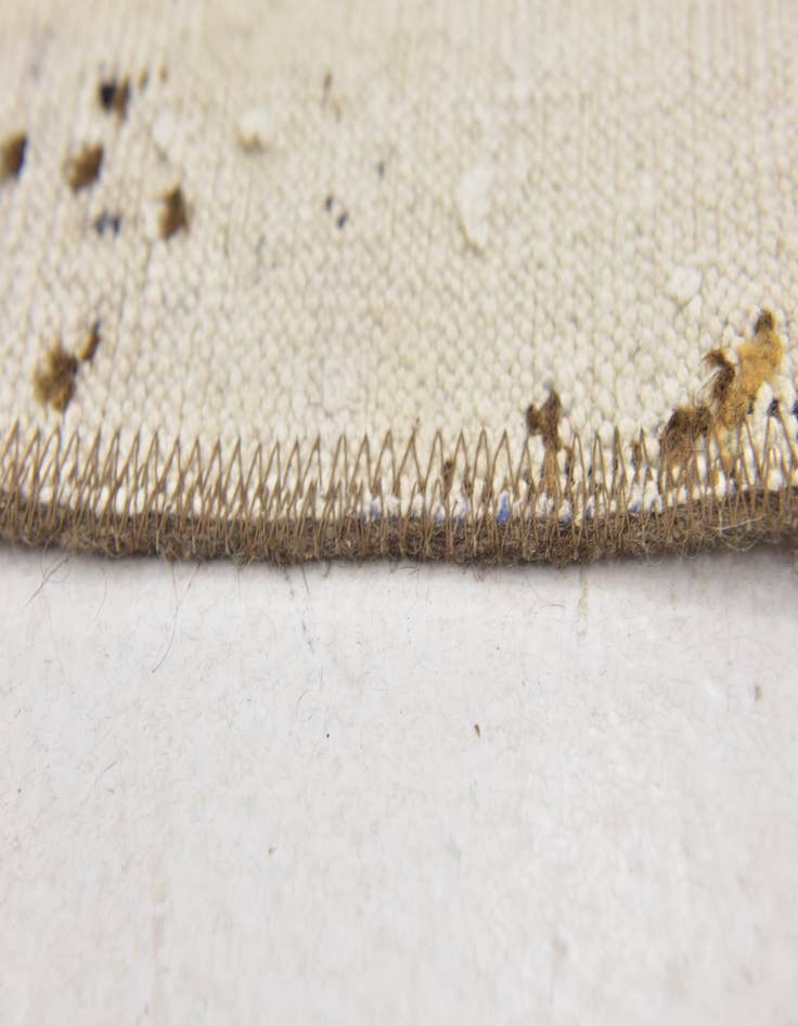 Detail image of  6' 4 x 9' 6  Hand Knotted Ultra Vintage Persian Wool Rug