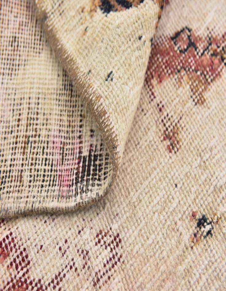 Detail image of  4' x 5' 3  Hand Knotted Ultra Vintage Persian Wool Rug