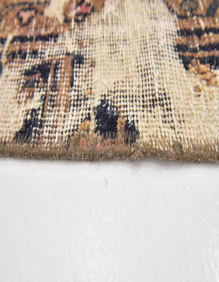 Detail image of  4' x 5' 3  Hand Knotted Ultra Vintage Persian Wool Rug