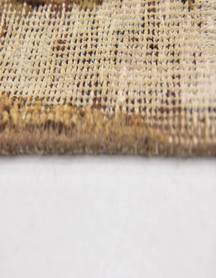 Detail image of  4' 8 x 6' 5  Hand Knotted Ultra Vintage Persian Wool Rug