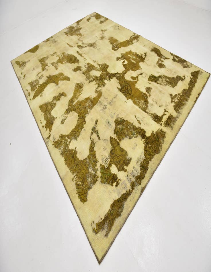 Detail image of  9' x 12'  Hand Knotted Ultra Vintage Persian Wool Rug