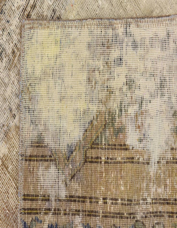 Detail image of  7' 4 x 9' 2  Hand Knotted Ultra Vintage Persian Wool Rug