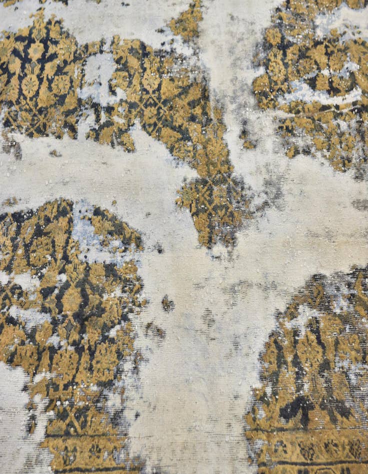 Detail image of  7' 10 x 11' 8  Hand Knotted Ultra Vintage Persian Wool Rug