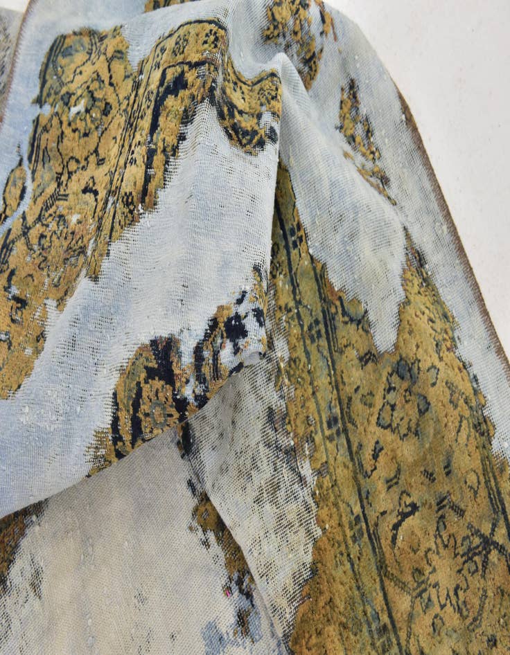 Detail image of  7' 10 x 11' 8  Hand Knotted Ultra Vintage Persian Wool Rug