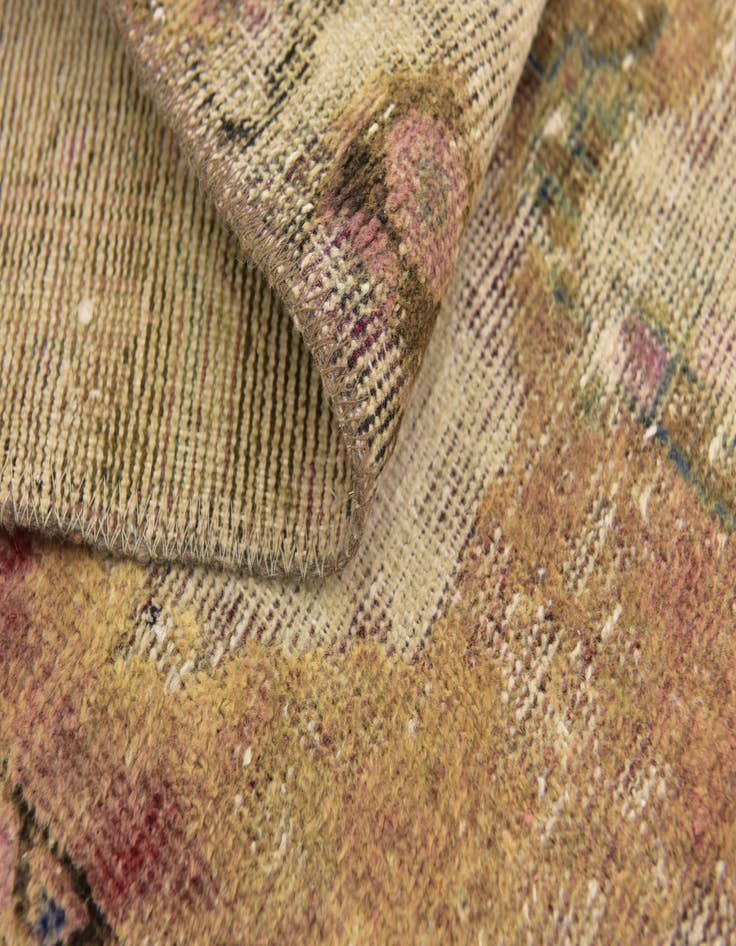 Detail image of  3' 7 x 6' 4  Hand Knotted Ultra Vintage Persian Wool Rug