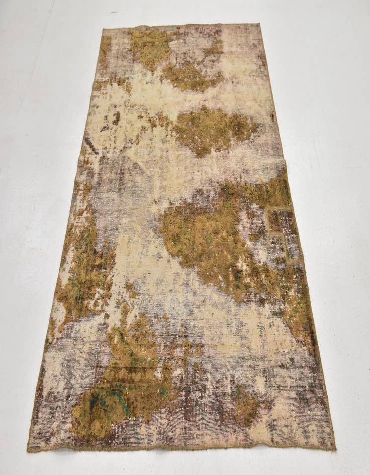 Detail image of  4' 2 x 6' 3  Hand Knotted Ultra Vintage Persian Wool Rug