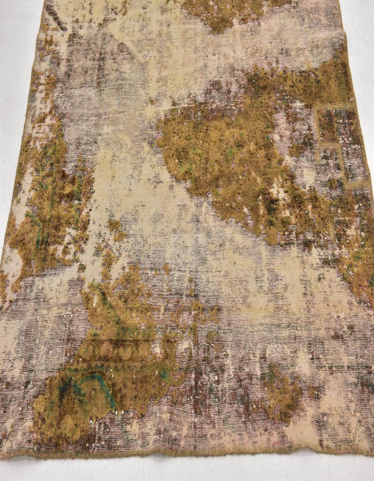 Detail image of  4' 2 x 6' 3  Hand Knotted Ultra Vintage Persian Wool Rug