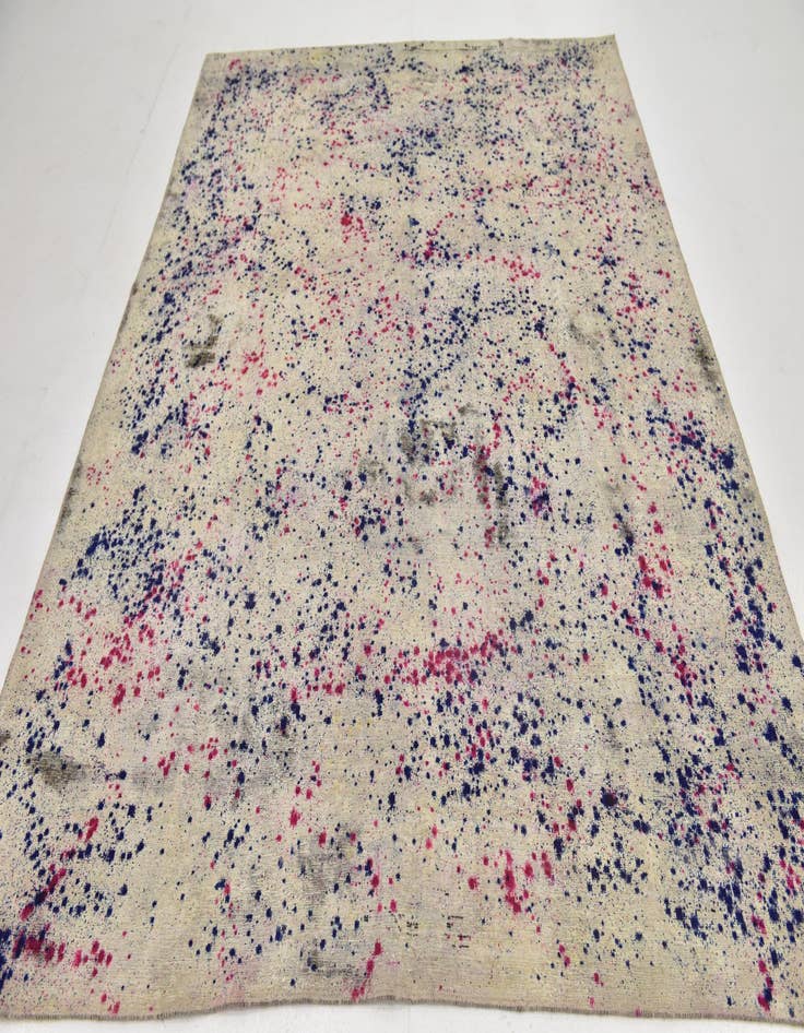 Detail image of  6' 10 x 9' 3  Hand Knotted Ultra Vintage Persian Wool Rug